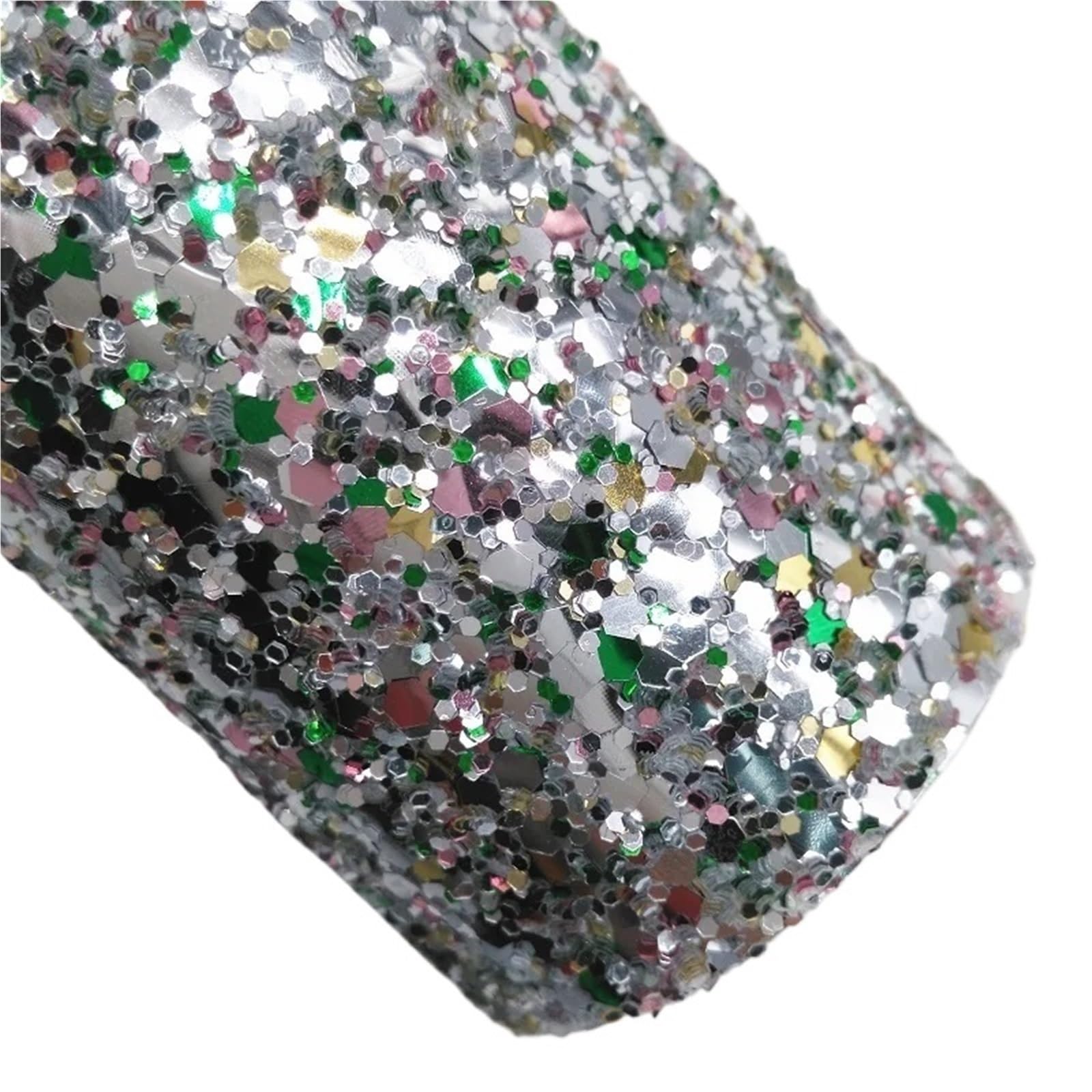 Sparkle PU Leather Fabric 30X134CM Mini Roll Chunky Glitter Leather Sheets Faux Vinyl Synthetic Fabric for Bows Craft DIY