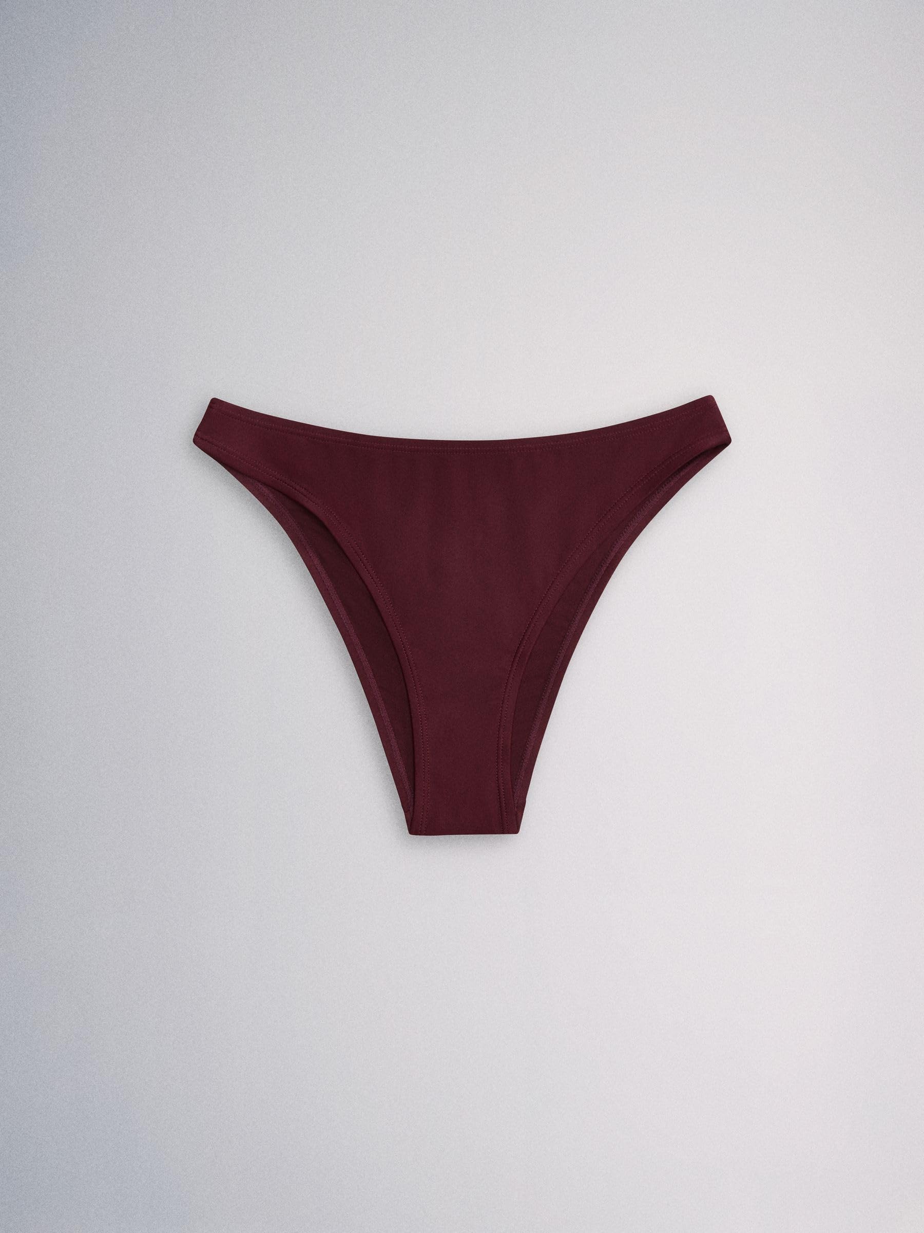 THE SET Donne Confezione da 3 di Slip Bikini a Gamba Alta | Adulto, High Leg, Mid Rise, Pull On, Lavabile in lavatrice