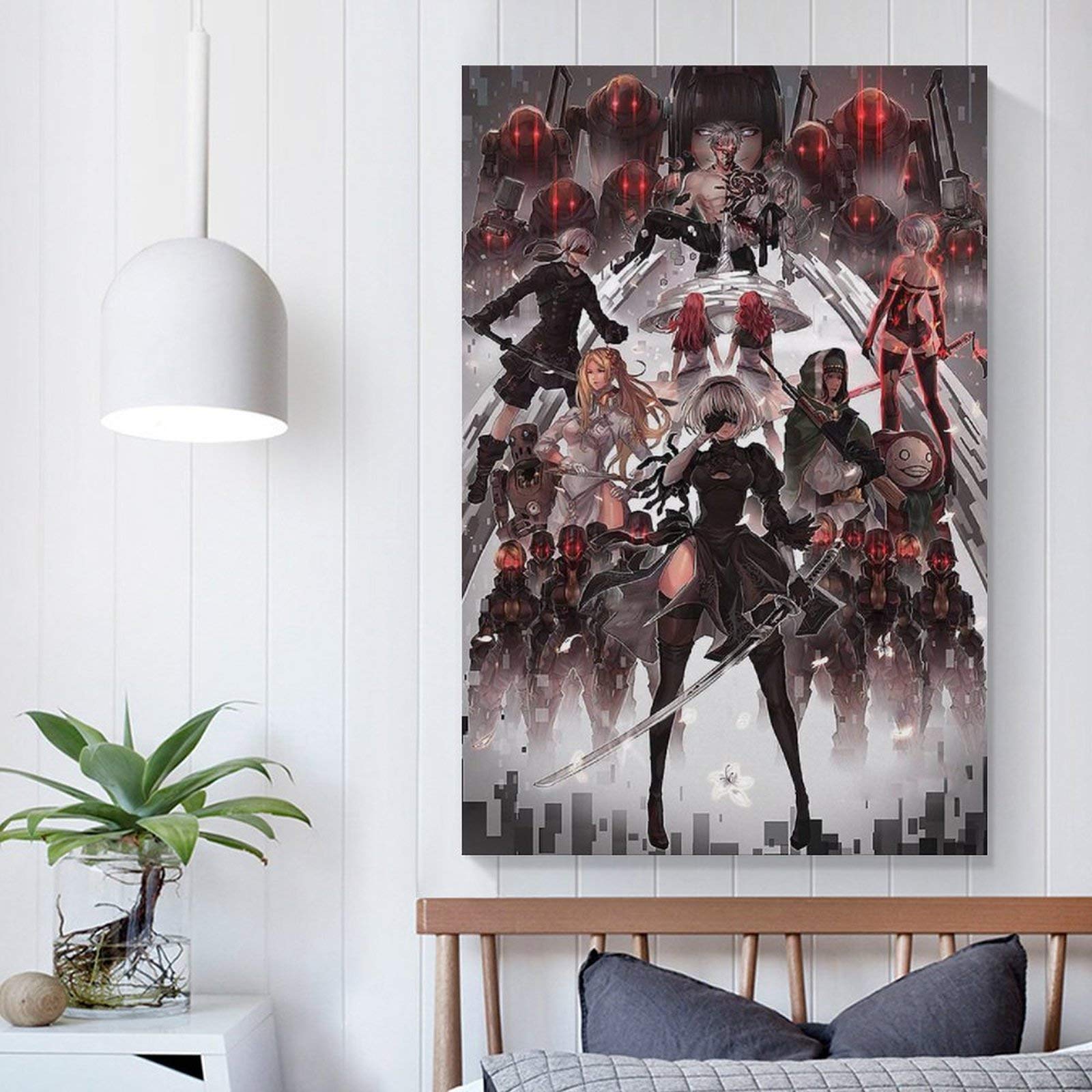 Nier Automata 2b A2 9s Poster Decorative Painting Canvas Wall Art