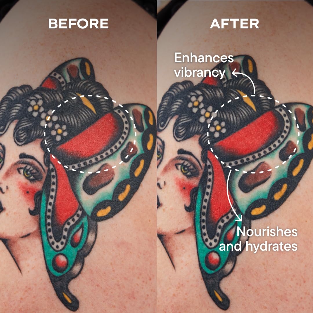 Harry’s Tattoo Frost, Tattoo Aftercare Gel for Light Hydration and Cooling Replenishment, Fragrance-Free, Non-Greasy, Petroleum-free, With Pro-Vitamin B5, Pack of 2