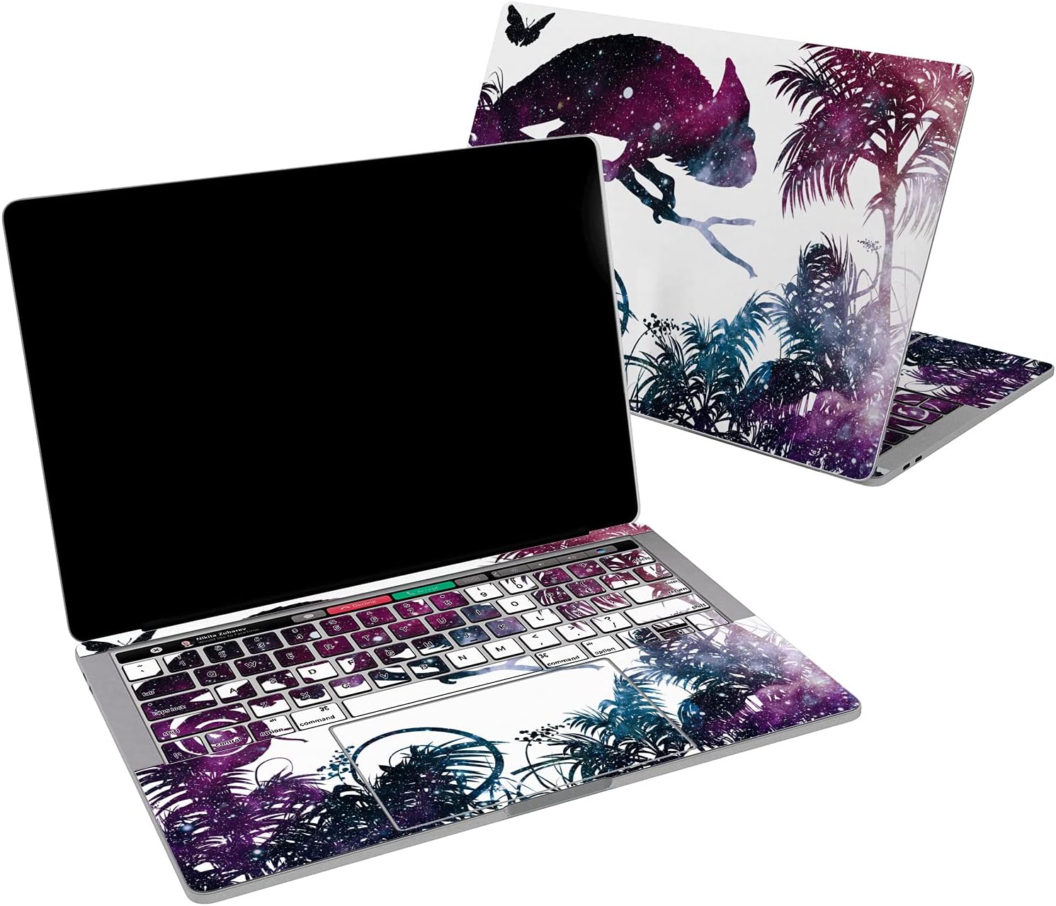 Vinyl Decal Skin Compatible for MacBook Pro 16 M3 M2 M1 14 2023 Air 15 2022 Retina 2020 Air 13 Mac 12 Design Sticker Palm Laptop Leaves Turtle Sea Boho Wood Trendy Cover Print Tropical