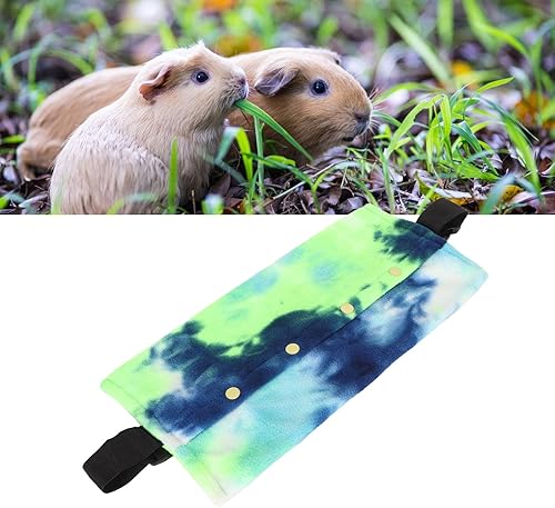 Miniatura 6 de Transportador de cabestrillo de lagarto, correa suave, para reptiles, amplio espacio para acampar (azul verde)