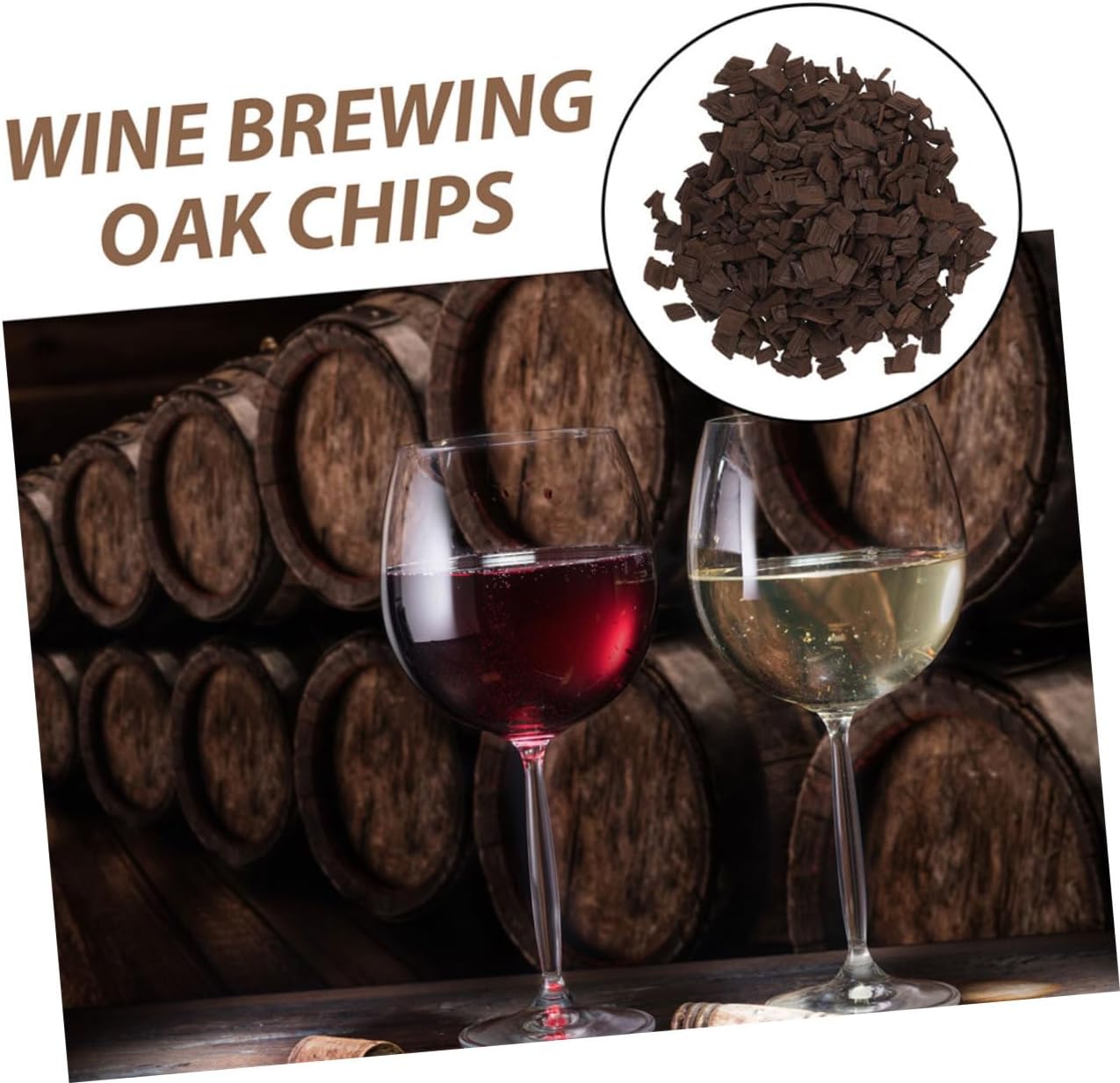 1pack Heavy French Oak Wine Making Chips Oak Chips for Aging Homebrewing Equipment Diy Winemaking Supplies