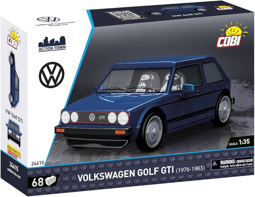Amazon.com: COBI Action Town Volkswagen Golf GTI (1974-1983), 68