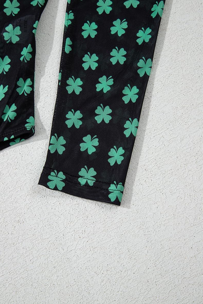 Chvity Women's Long Sleeve Mock Neck Tops Sexy See Through Mesh Going Out Tops Y2k Sheer Letter Printes Western Rodeo Outfit - Image 7