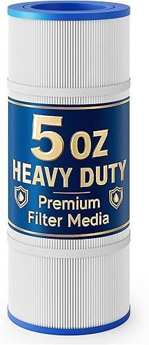 Cartuchos de filtro de piscina CC100 mejorados, compatibles con Pentair Clean & Clear 100, CCRP100, tela resistente de 5 onzas para una filtración y