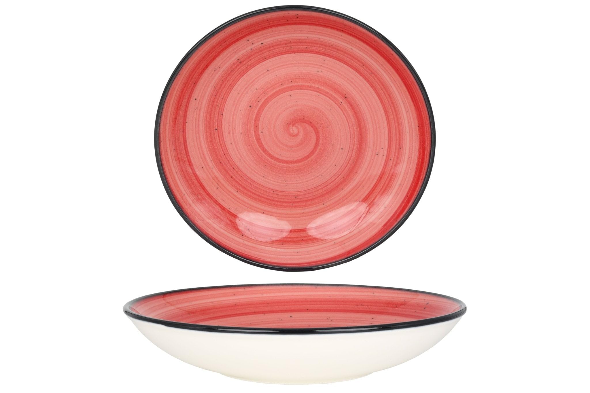 Bonna Platos hondos - Aura Passion - Porcelana - 25 cm (1300cc) - juego de 6