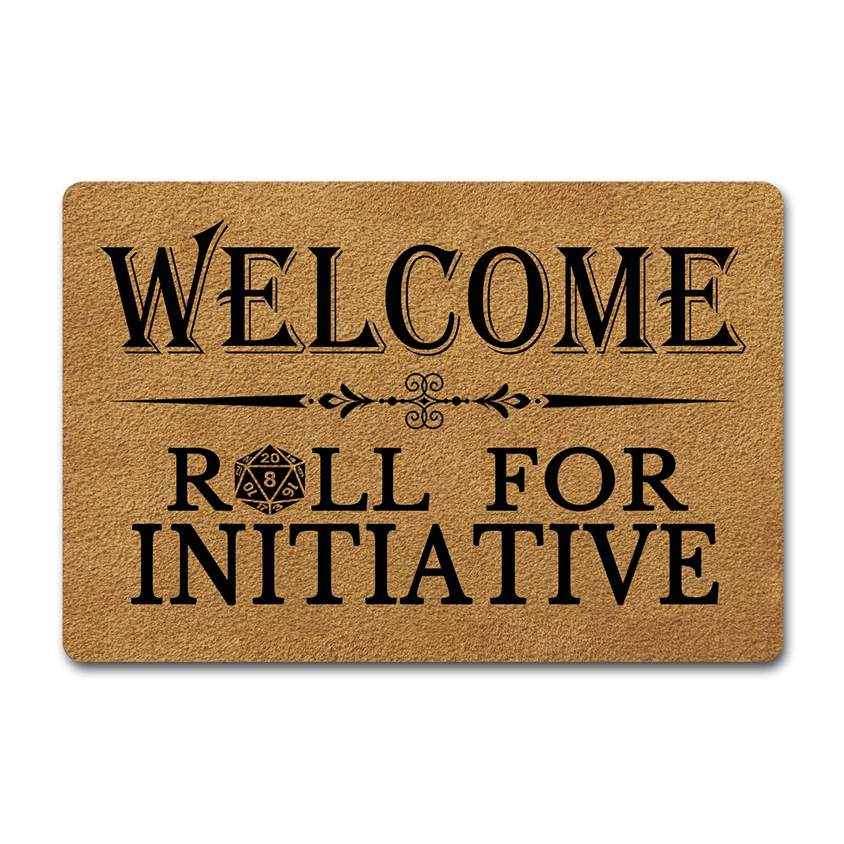 WGGHLPZ DND - Themed Welcome Doormat Funny Decoration Indoor Entrance Floor Mat Non Slip Washable Front Door Mats 18x30 Inch