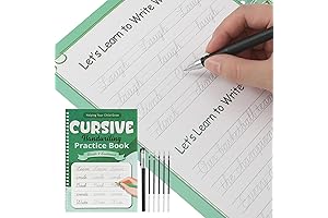 Cursive Workbook for Kids: Reusable Handwriting Kit for Kids