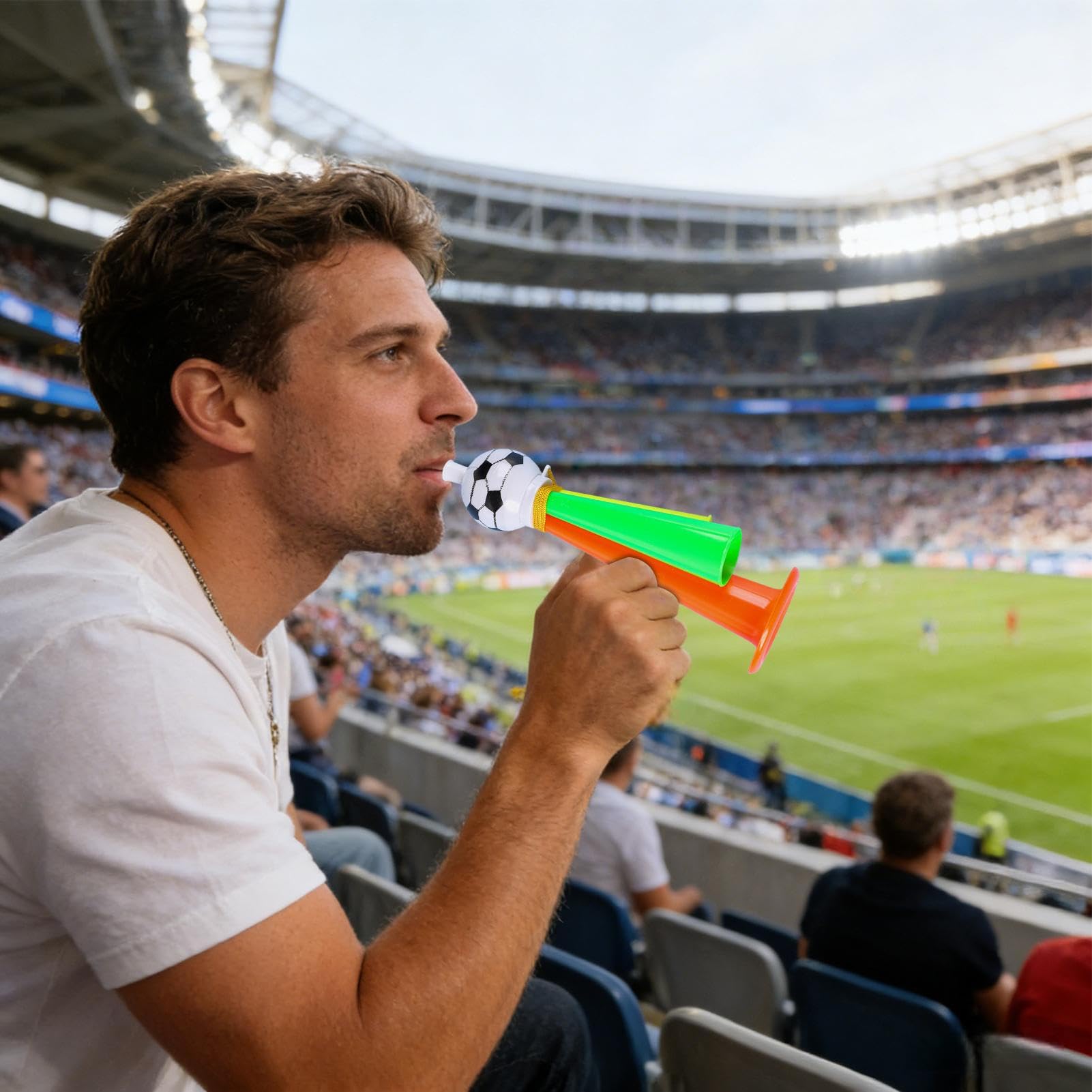 Tromba a fiato da stadio,Dispositivi rumorosi portatili ad alto volume,a fiato | Ideale per partite, competizioni, celebrazioni, feste, lauree, sfilate, gite in barca e escursioni