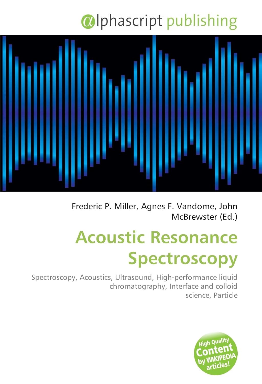 Amazon.it Acoustic Resonance Spectroscopy Spectroscopy, Acoustics