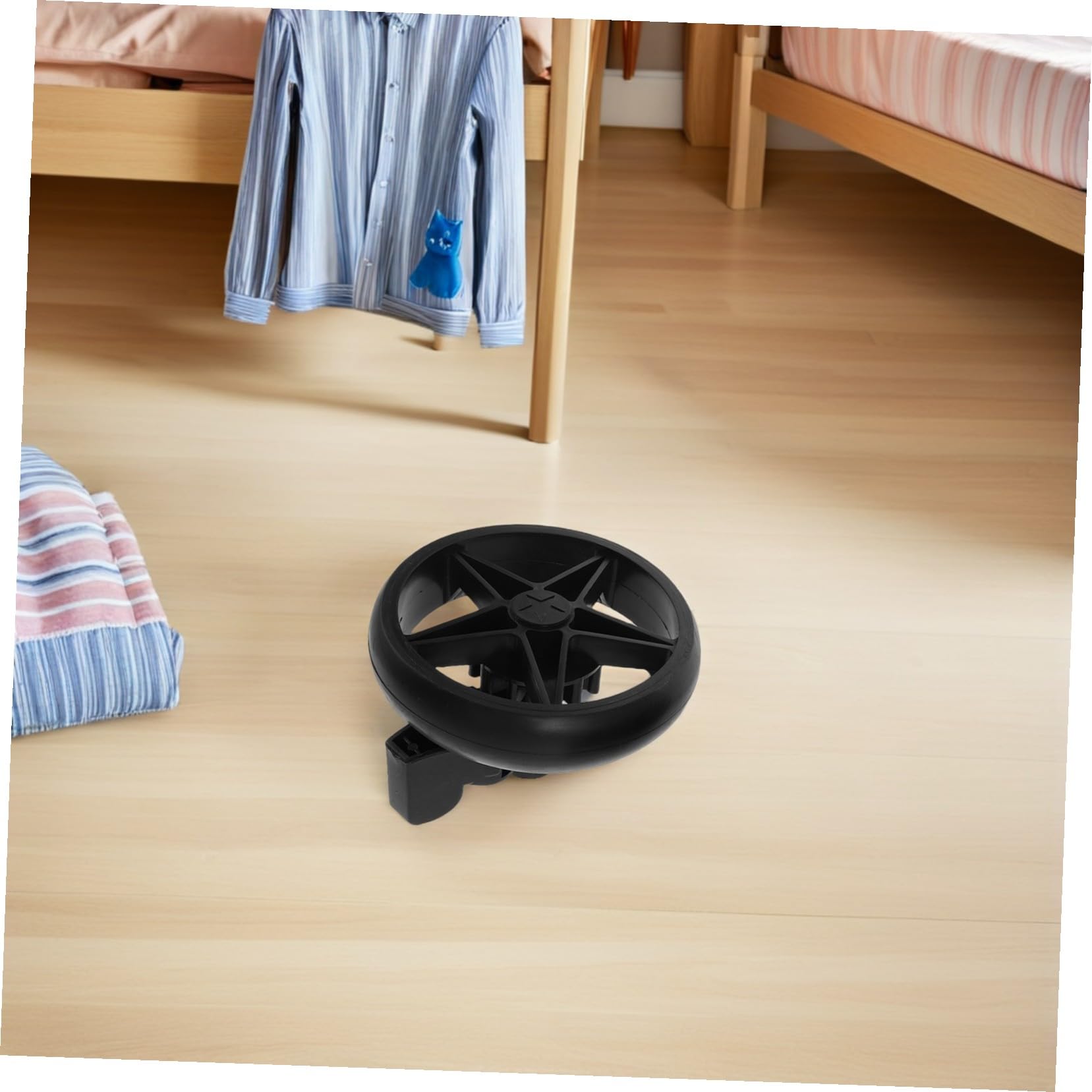 SUPVOX 2pièces Roulettes de Rechange Pivotantes Silencieuses pour Poussette avec Frein Accessoires pour Trotteurs et Poussettes sans Outil Nécessaire