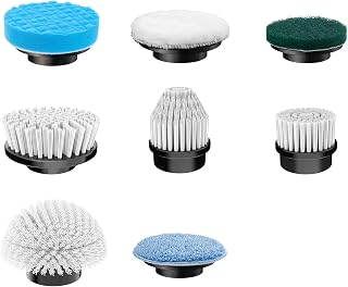 Electric Spin Scrubber 8 Pack Brush Heads, 8Pcs Replaceable Brush Heads for Electric Shower Scrubber for Cleaning, Suitable for All Brands of KS-2640&KS-2641 Electric Cleaning Brush