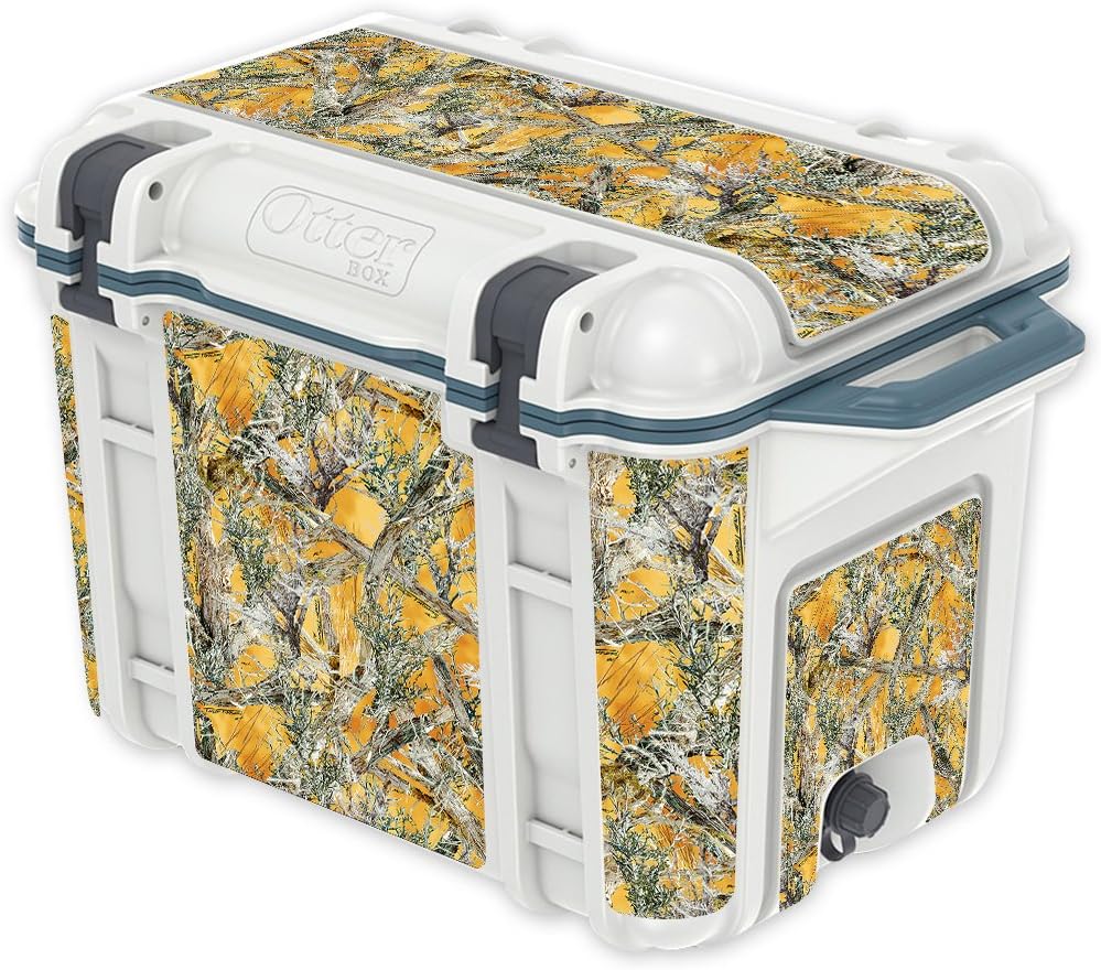 MightySkins (Cooler Not Included) Skin Compatible with OtterBox Venture 45 qt Cooler - Mc2 Blaze | Protective, Durable, and Unique Vinyl Decal wrap Cover | Easy to Apply | Made in The USA