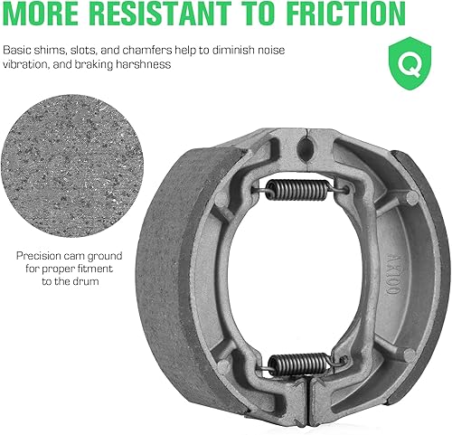 Miniatura 3 de Youxmoto Zapatas de freno delanteras y traseras para Kawasaki KLX 110 2002-2022, para KLX 110L 2010-2021, para Suzuki DR-Z 110K 2003 2004 2005