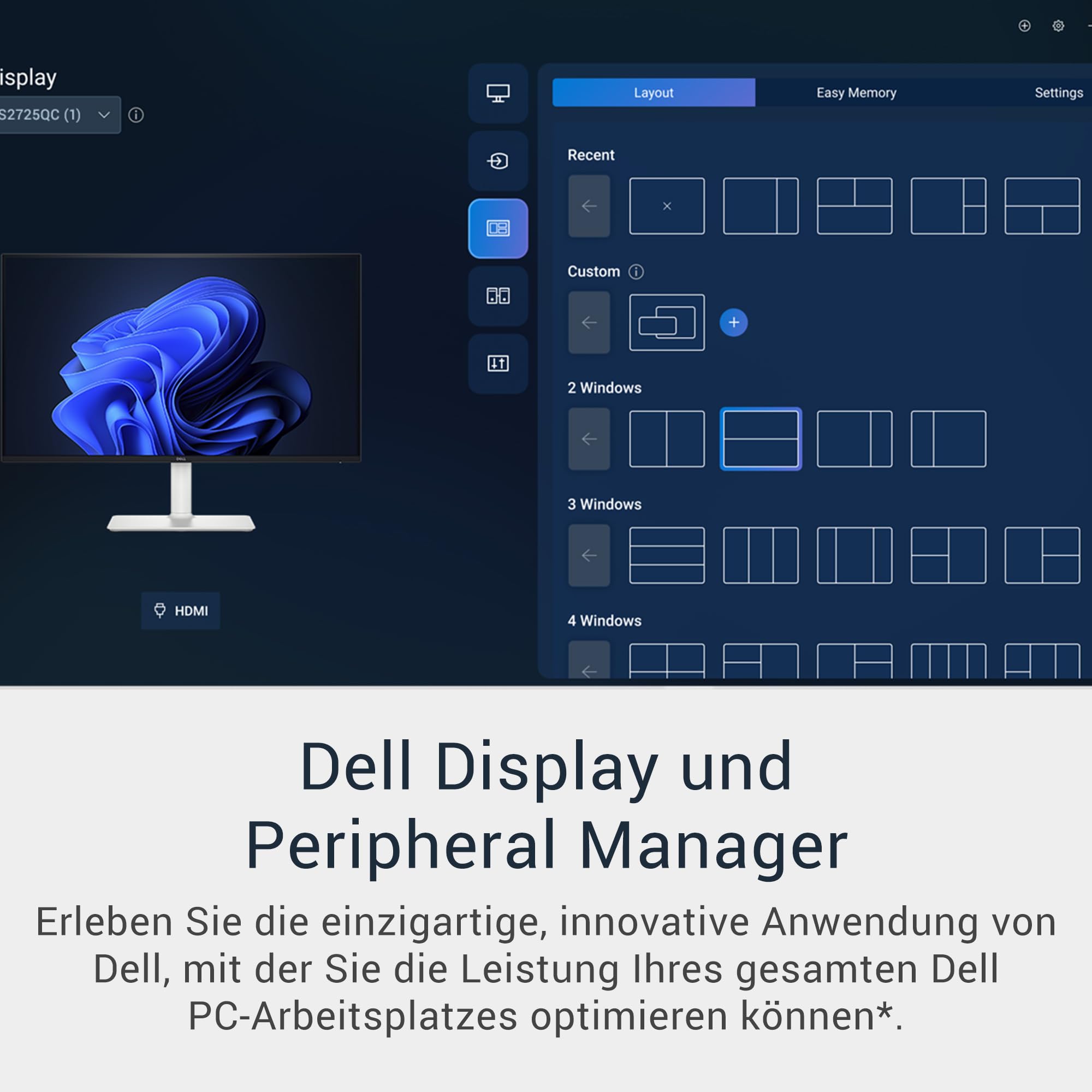 Dell S3425DW 34" Curved WQHD Monitor, 120Hz, VA, 1ms, AMD FreeSync Premium, HDR10, Höhenverstellbar