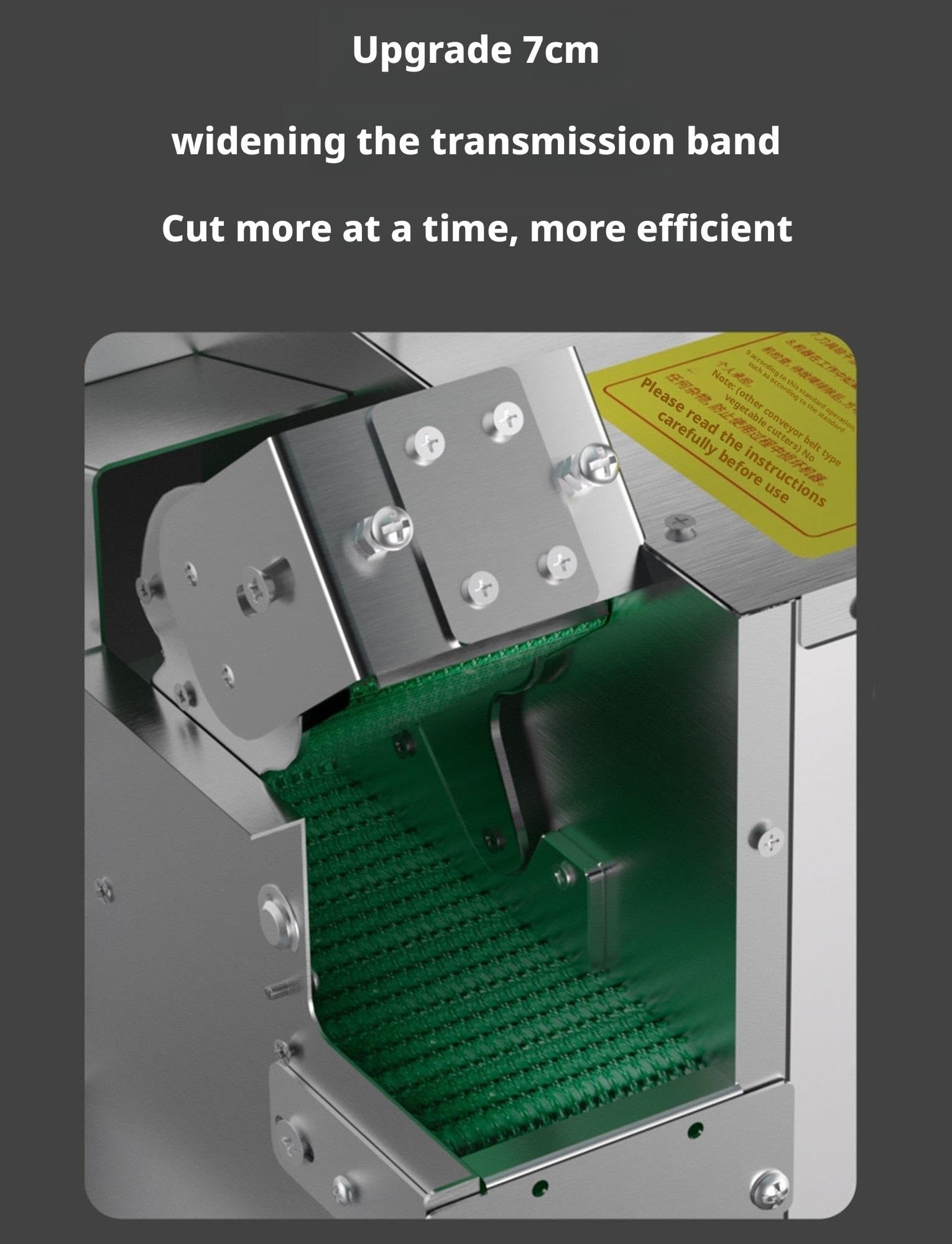 Picadora eléctrica de verduras con grosor ajustable, cortador industrial de acero inoxidable para un procesamiento eficiente de verduras y tomates