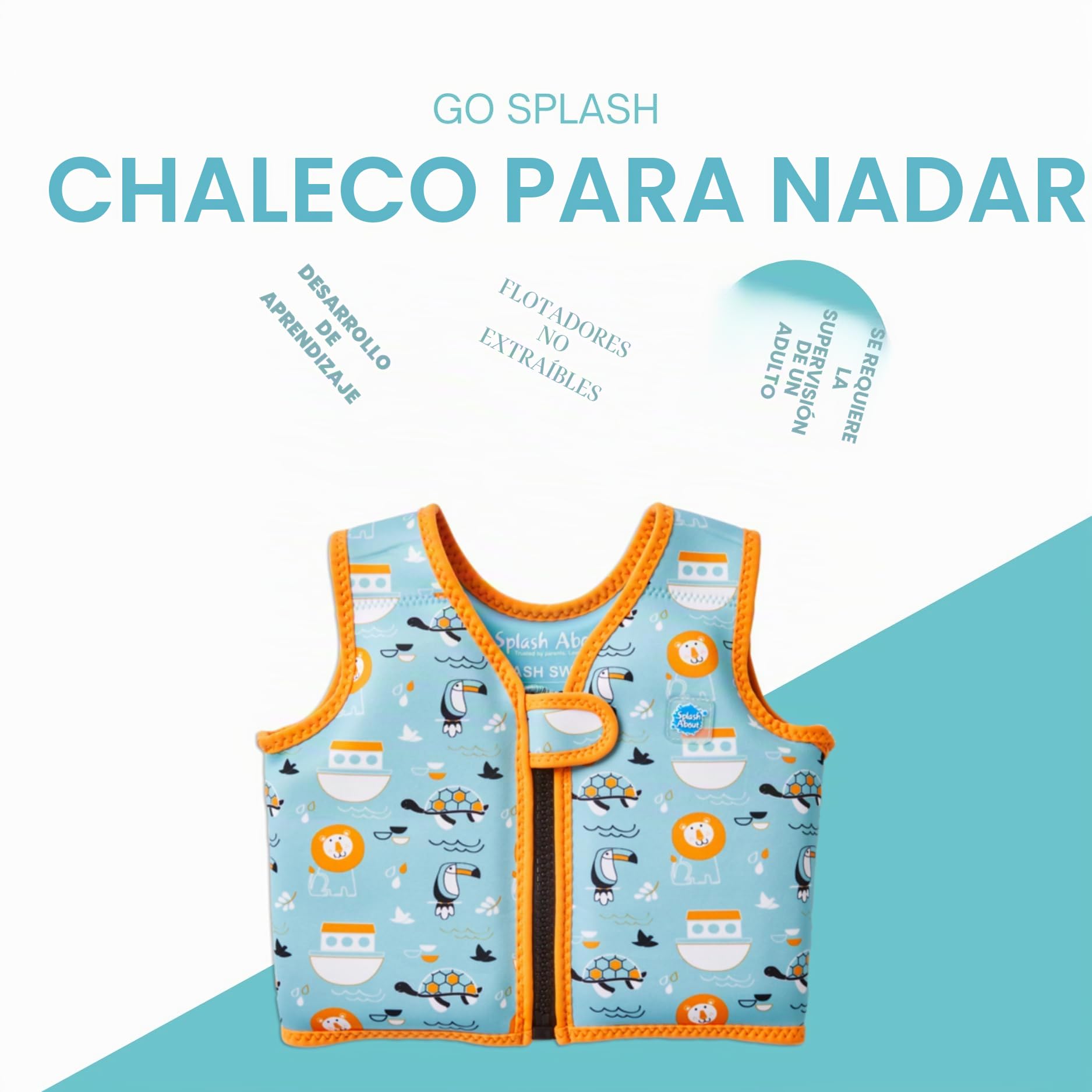Splash About Splash About Go Splash Chaleco de Natación - Chaleco de natación Bebé-Niños