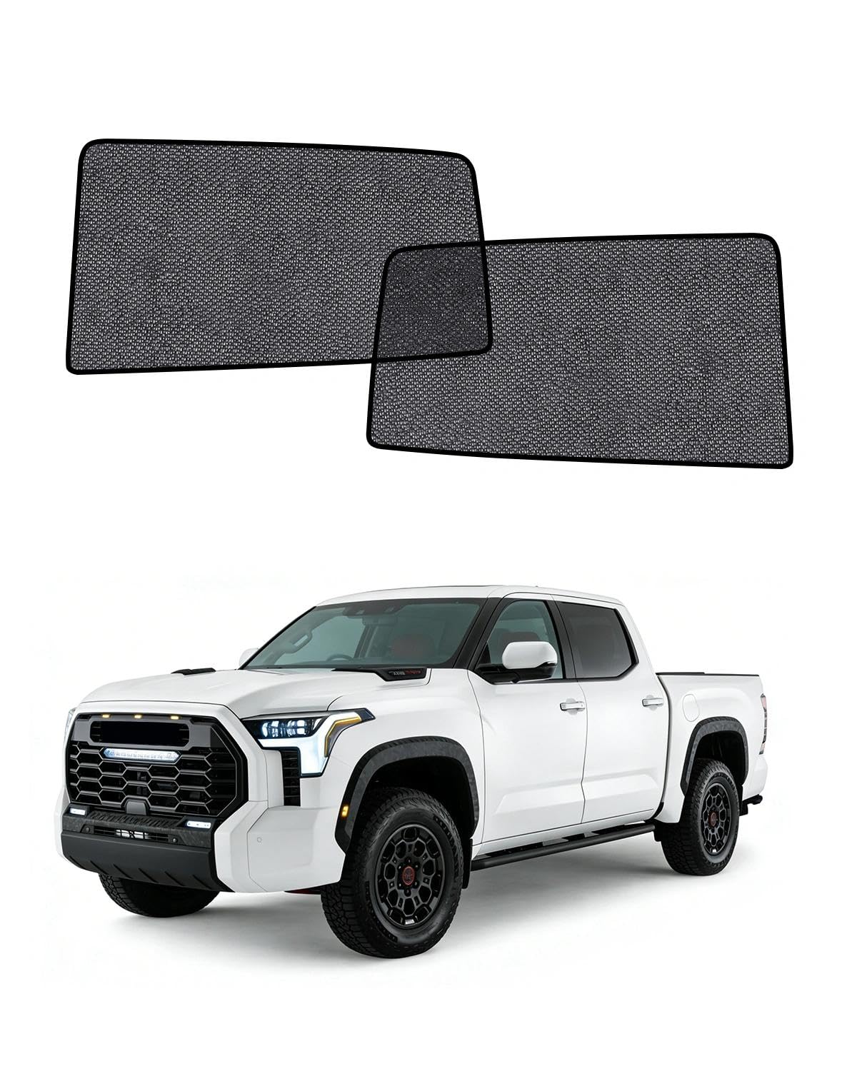 View 1 of RSACET Car Window Sunshades for Toyota Tundra (2022-2026) - Rear Window, 2-Pack