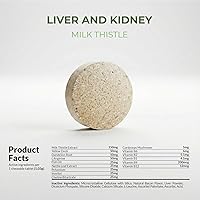 Vista 7 de Cardo mariano para perros – 120 tabletas masticables – Silimarina – Apoyo hepático y renal con EPA y DHA – Desintoxicación – Suplemento hepático