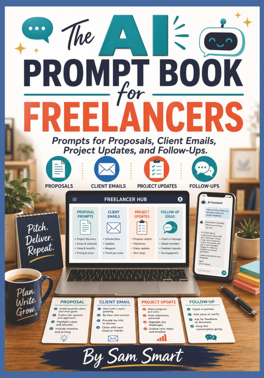 The AI Prompt Book for Freelancers: Prompts for Proposals, Client Emails, Project Updates, and Follow-Ups