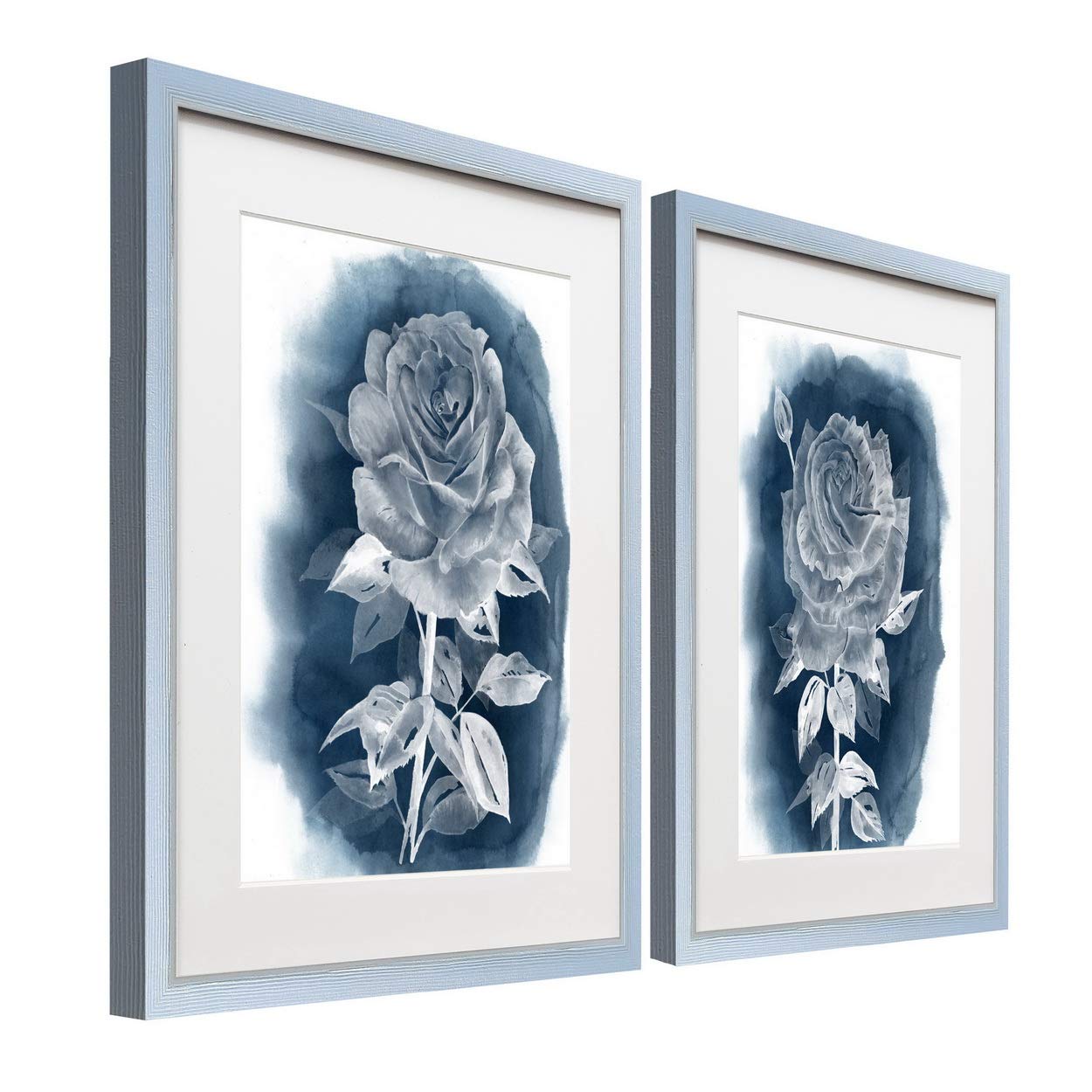 Amazon.co.jp: Renditions Gallery Ghost Roses 2ピースフレーム入り