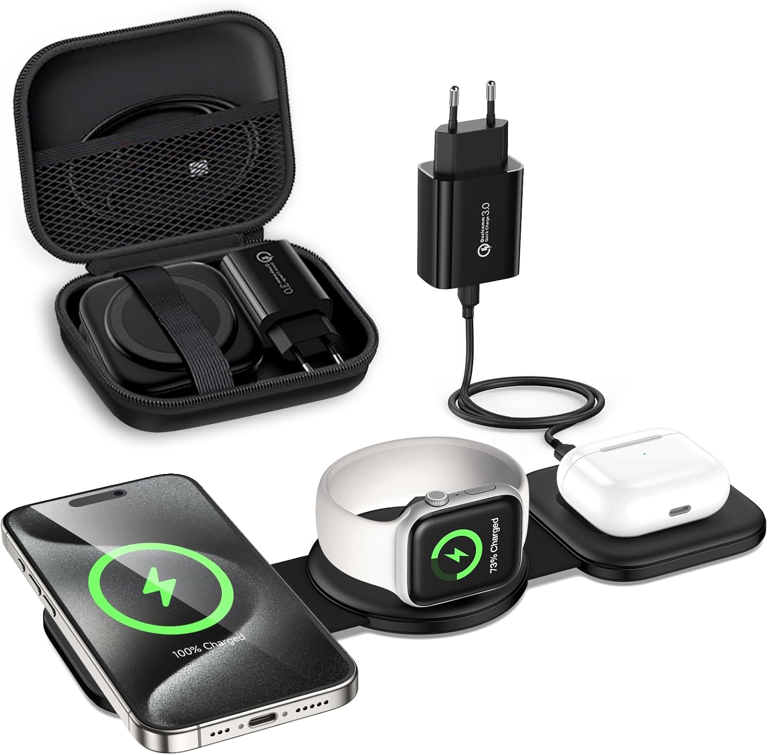 Caricatore Magnetico Per Suunto 7 - Cavo USB 100cm Per Orologio Smartwatch, Ricarica Sicura E Veloce - Foto 9