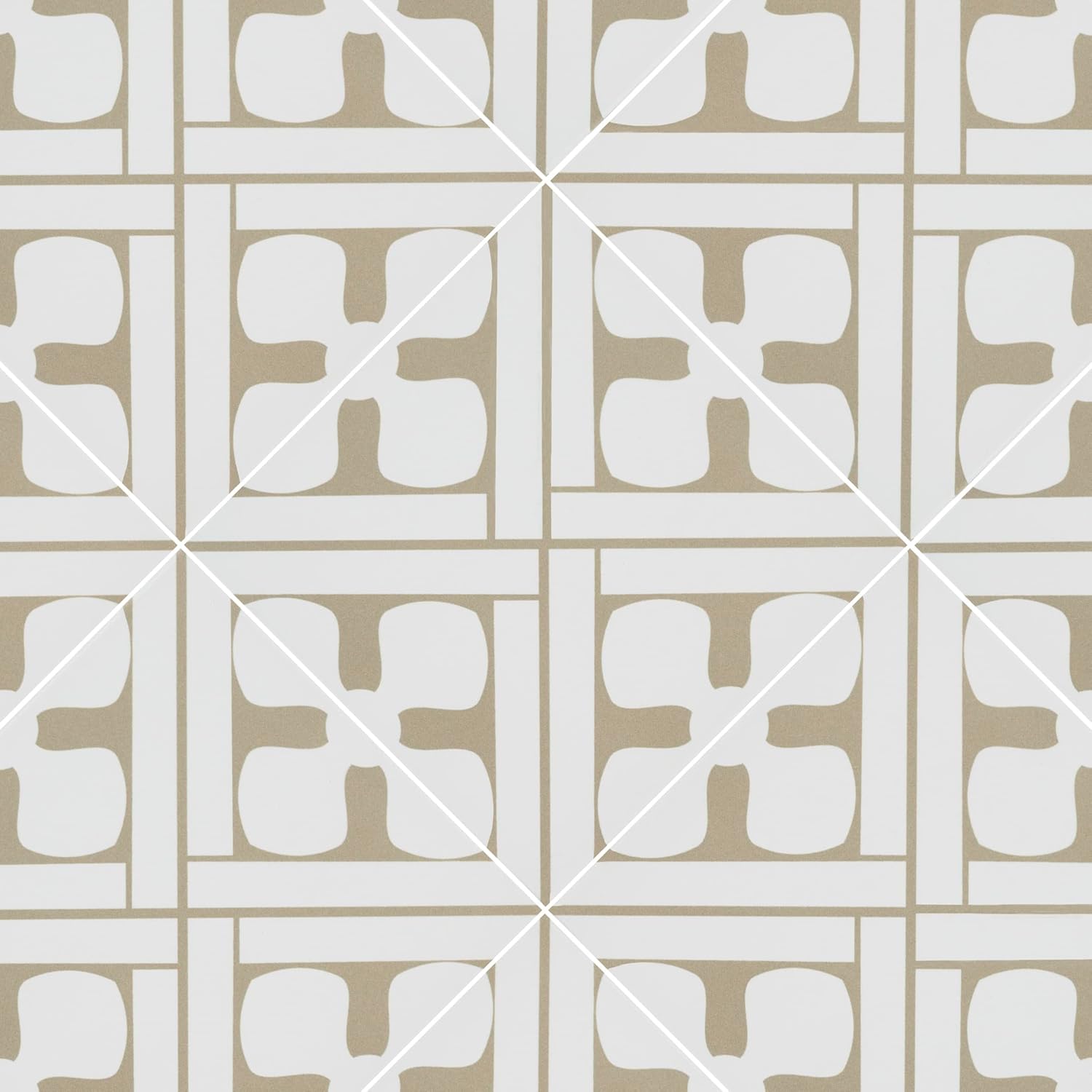 MSI Elora 8 in. x 8 in. Encaustic Matte Porcelain Floor Tile and Wall Tile for Bathroom, Kitchen Backsplash, Accent Wall Tile, and Shower Wall Tile