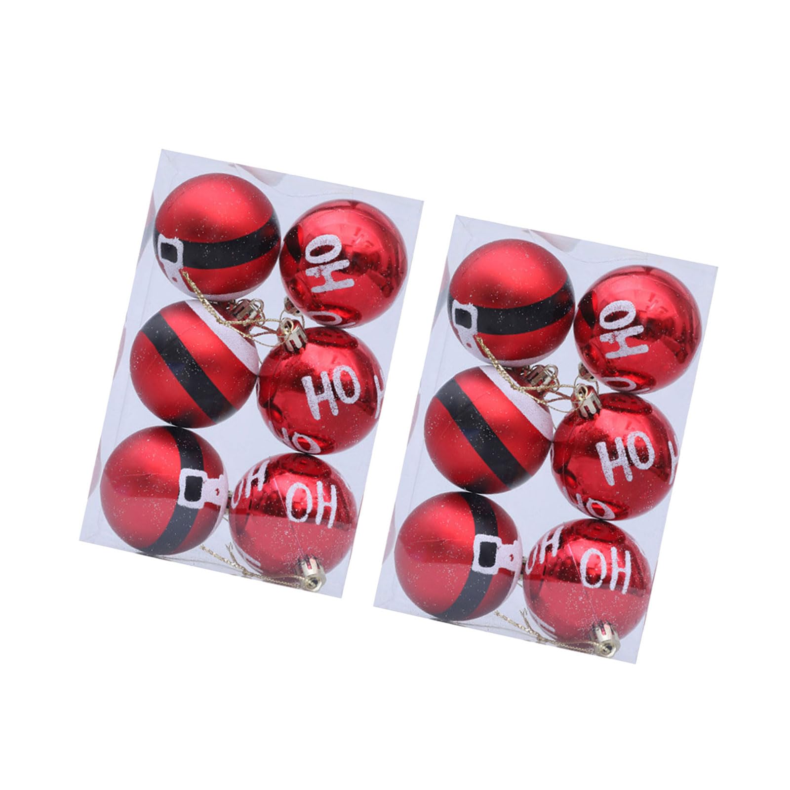 12Pcs Shatterproof Christmas Baubles Hanging Ornaments for Tree, Wreath, Mantel Winter Holiday Party Decorations Christmas Tree Hanging Decorations
