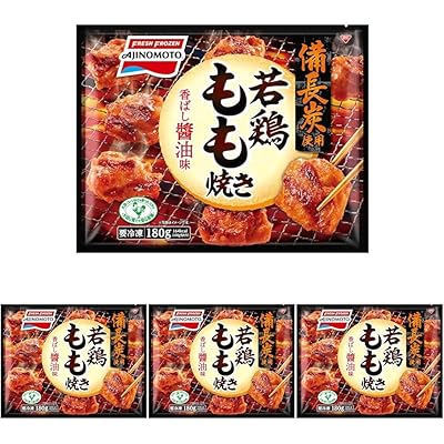 [冷凍] 味の素 若鳥もも炭火焼 180g (× 4)
