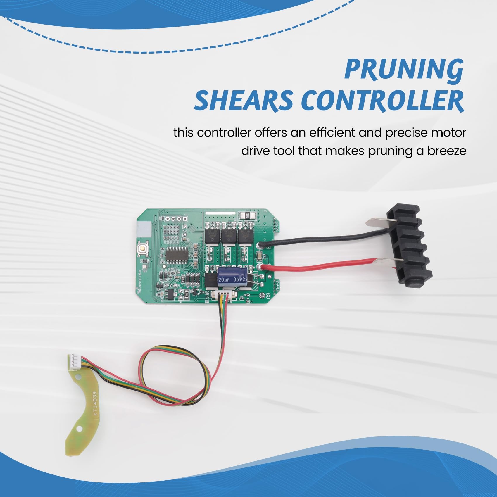 21V 2.5 Tijeras Eléctricas Panel de Control Controlador de Tijeras de Podar Accesorios de Tijeras de Podar Piezas de Herramientas de Accionamiento de Motor