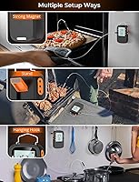 Vista 8 de Govee Termómetro Bluetooth para carne, termómetro inalámbrico de carne para horno ahumador, termómetro digital para parrilla con 2 sondas, modo