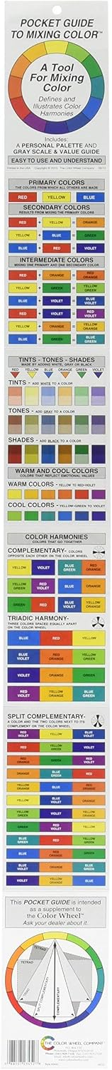 Cox Pocket Guide to Mixing Color, 3"X5"