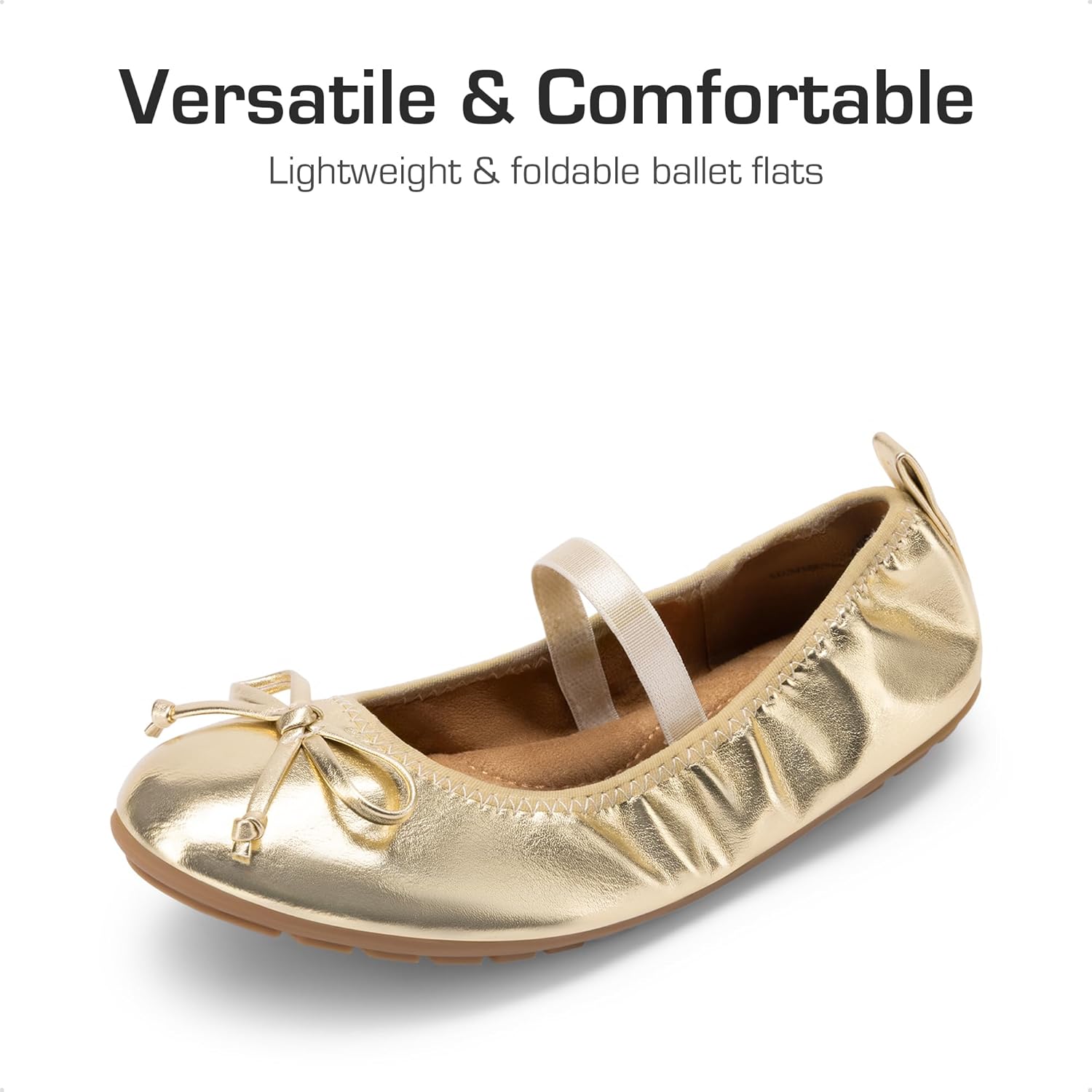 DREAM PAIRS Toddler Little Girls Ballet Flats Dress Shoes Mary Janes Ballerina Shoes - Image 4