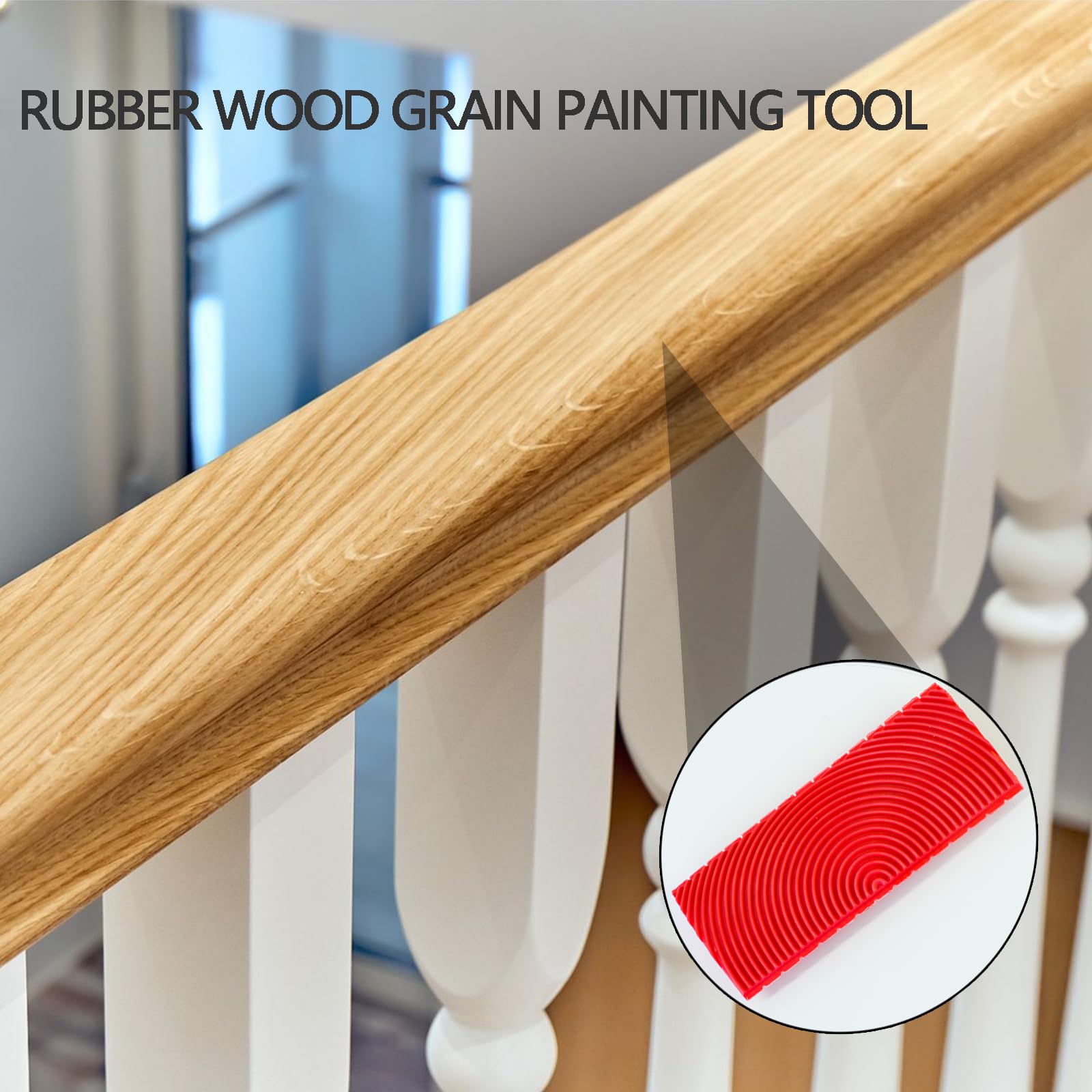 6 Pcs Wood Grain Painting Tools Set Natural Woodgrain Maker