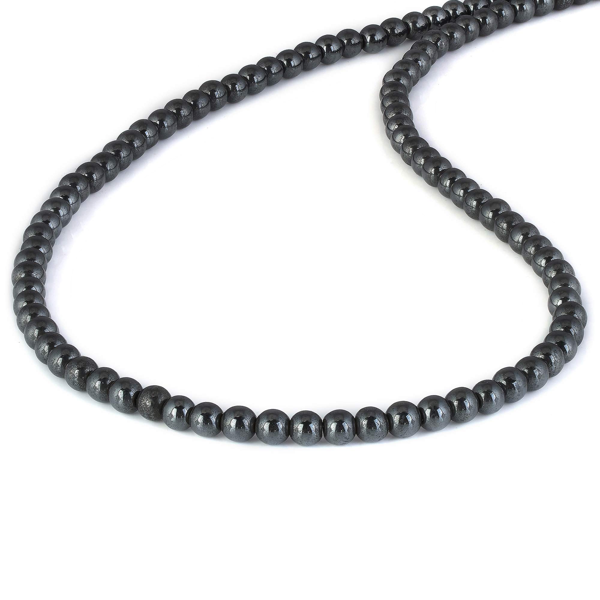 Mala Tibetana Ematite Qualità AA+ con Nappa - Collana Rosario 108 Perl - clorophilla-shop