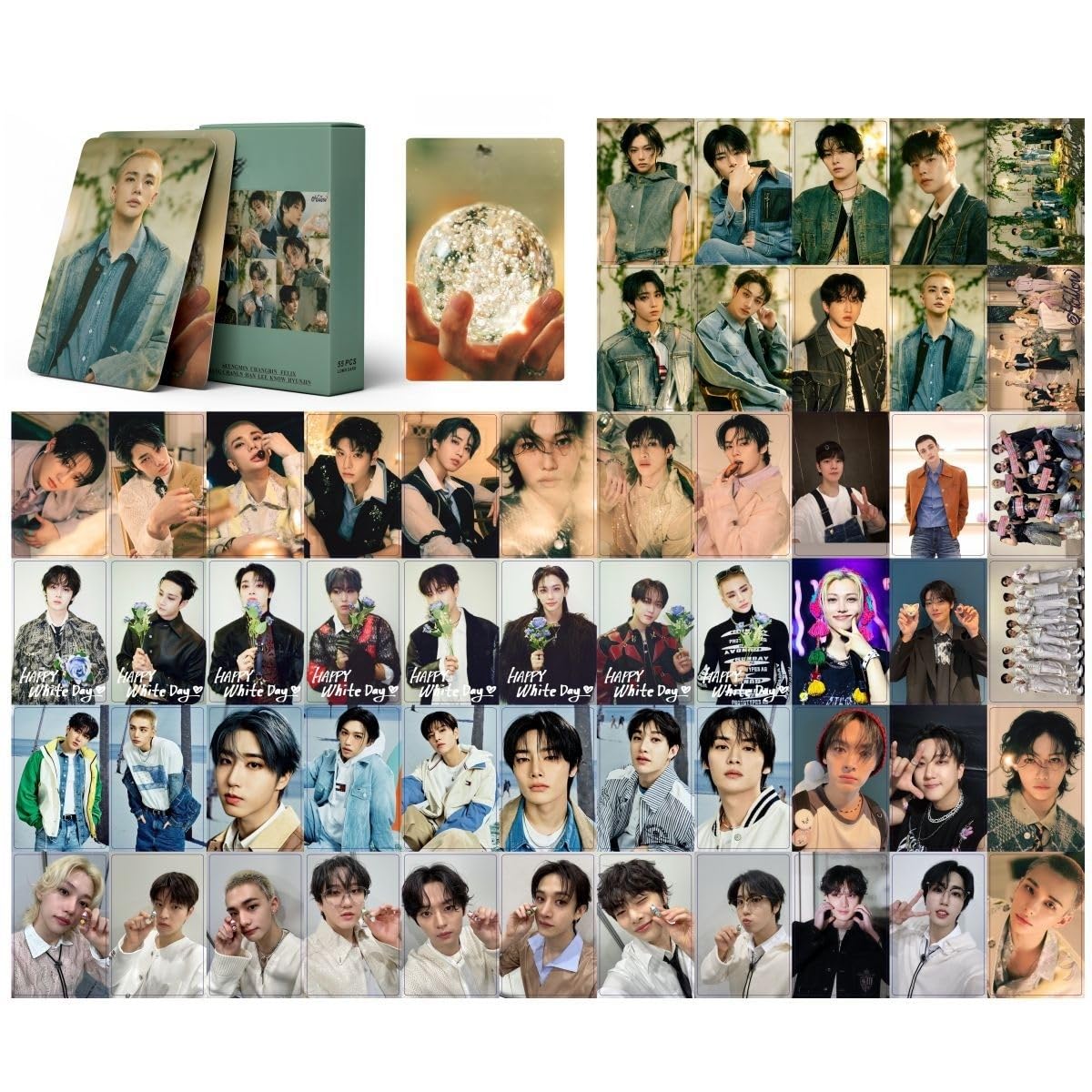 SKZ Hollow Photocards Stray-Kids 55Pcs Postcards new song