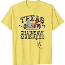 The Texas Chainsaw Massacre Athletic Logo with Chainsaw T-Shirt