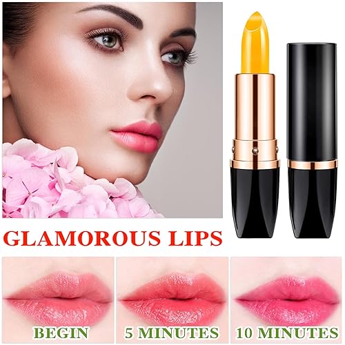 Miniatura 46 de 2 lápices labiales con cambio de color de temperatura, lápiz labial que cambia de color con temperatura mágica, brillo de labios, bálsamo labial 2