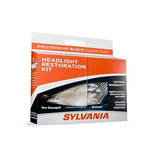 Sylvania Headlight Restoration Kit - Long-Lasting Headlight Repair Kit for