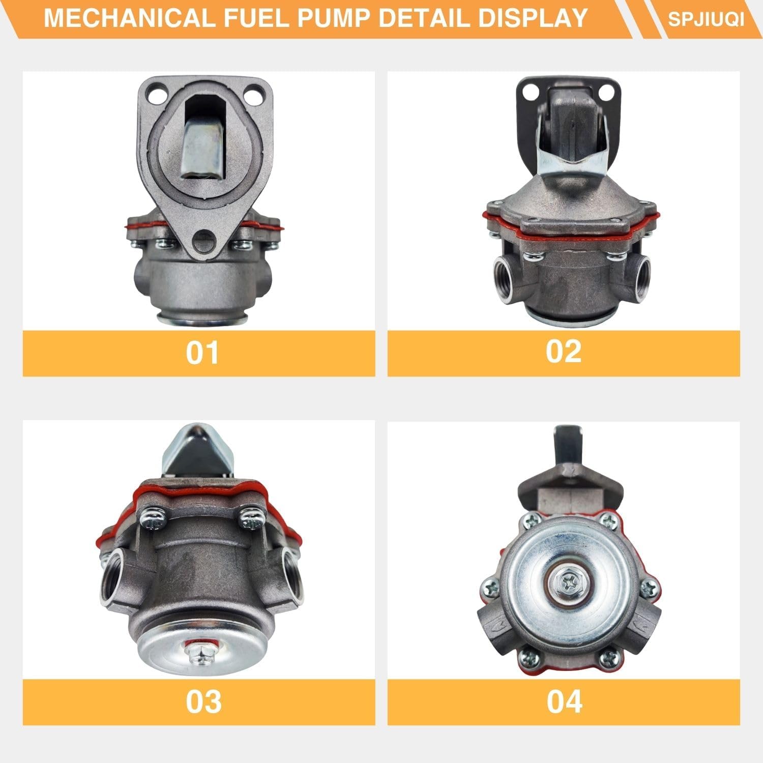 Fuel Lift Pump 4231021 2239550 4157603 2100087 Fits Deutz Engine F3L F4L F6L F2L F5L BF6L BF4L Tractor DX100 DX120 DX13006 D4006 D4506 D5206 D5506 3-Hole Mount Pump