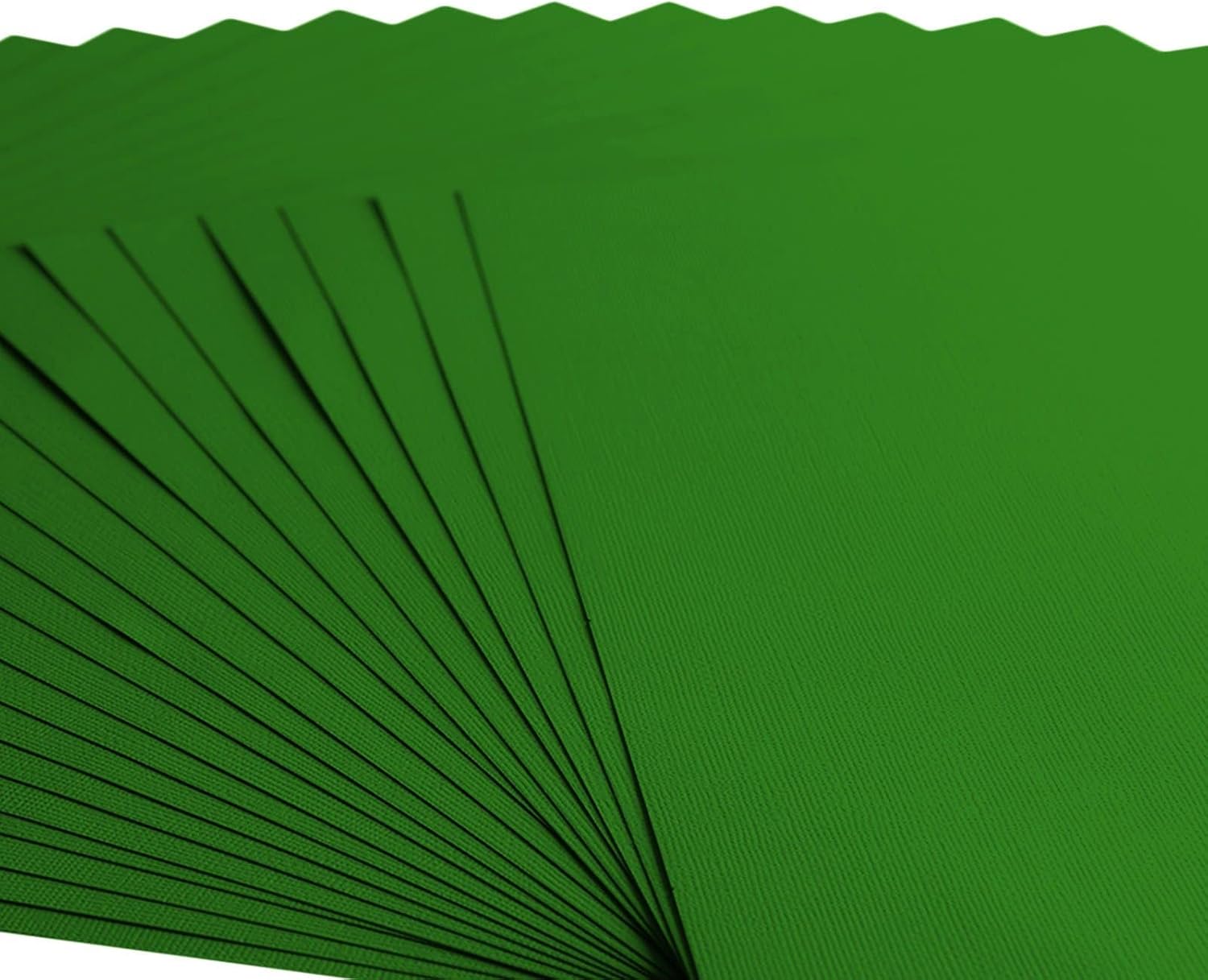 Vaessen-Creative Florence Textured Cardstock, Green Grasshopper, 216 Grams, 12x12 inches, 20 Sheets, for Scrapbooking, Card Making, Die Cutting and Other Paper Crafts, 30.5x30.5cm