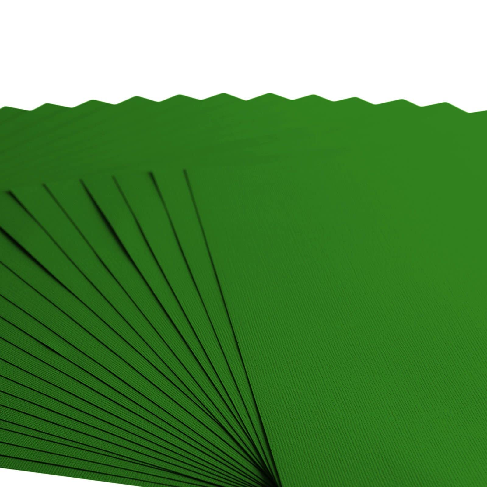 Florence Cardstock Textured, Coloured Card Making Supplies 12 x 12 inch, Green, 20 Sheets - Image 4