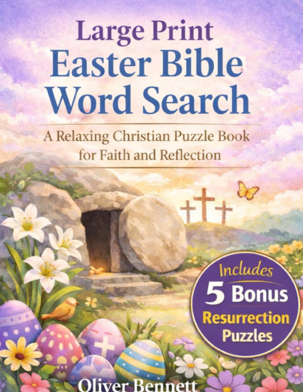 Large Print Easter Word Search: A Relaxing Christian Puzzle Book for Faith and Reflection