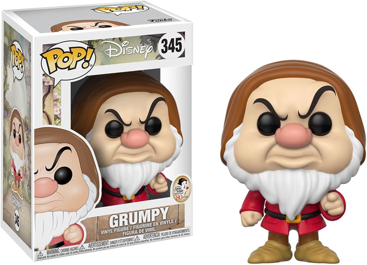 Funko Pop! Disney: Snow White - Grumpy - Blancanieves - Figura de Vinilo Coleccionable - Idea de Regalo- Mercancia Oficial - Juguetes para Niños y Adultos - Movies Fans - Muñeco para Coleccionistas