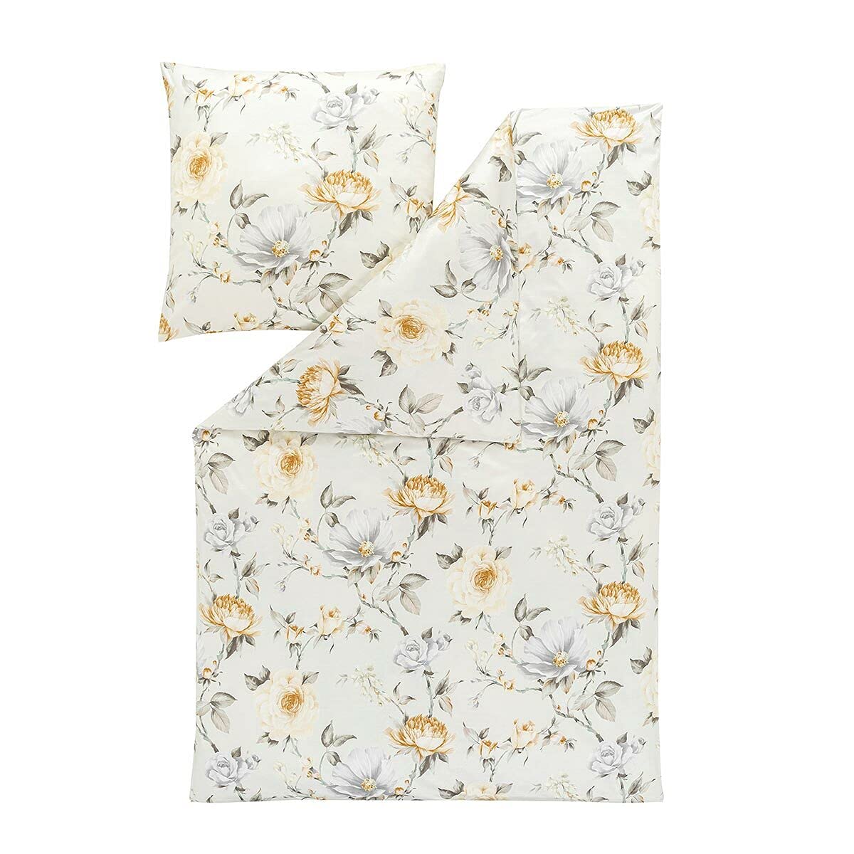 ESTELLA Mako Interlock Jersey Bettwäsche Penelope ecrue 1 Bettbezug 135 x 200 cm + 1 Kissenbezug 80 x 80 cm