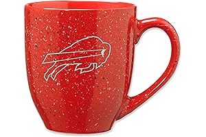 Buffalo Bills gifts for women Laser Engraved Speckled Ceramic Coffee Mug