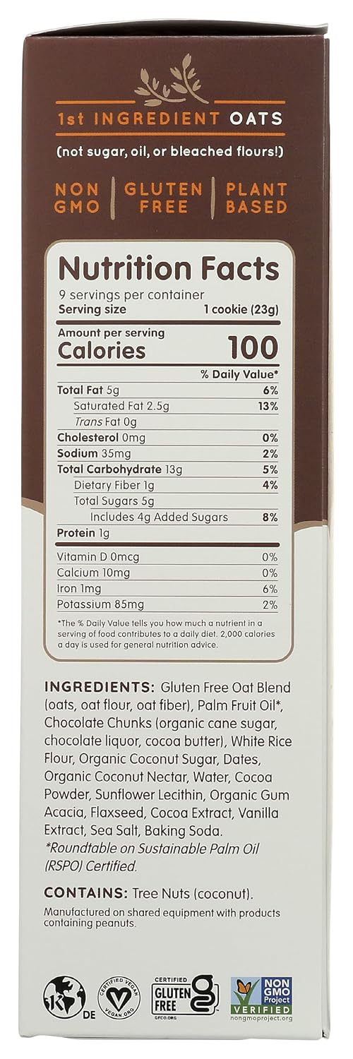 Maxines Heavenly Cookies, Cookies Chocolate Chunk, 7.2 Ounce image 2