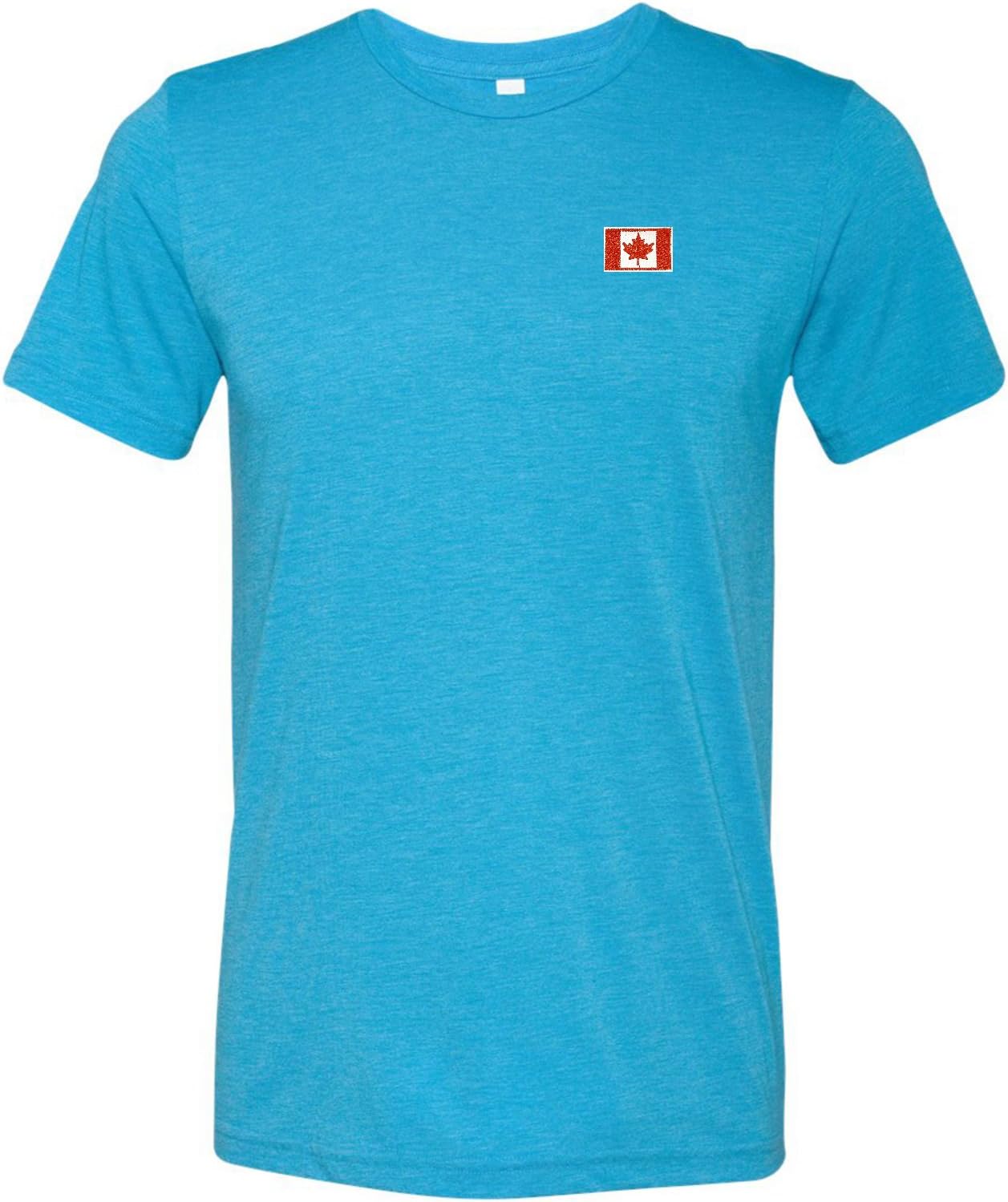 Buy Cool Shirts Canada Flag Patch Pocket Print Tri Blend T-Shirt