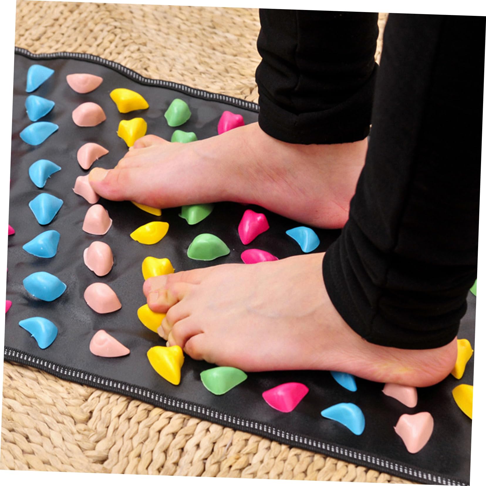 Esterilla De Masaje De Pies Walk Stone Acupresión Para Relajar 175 x 35 Cm